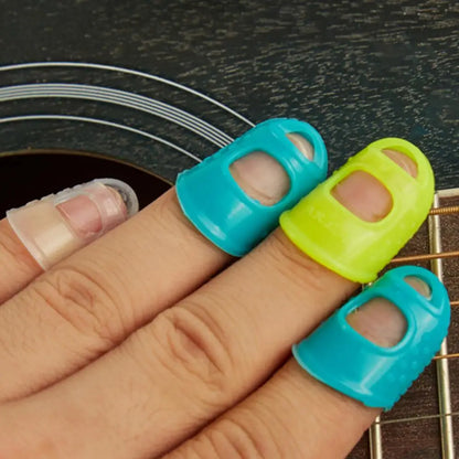 Silicone Finger Guards for Guitar - Non-Slip Finger Protectors