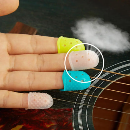 Silicone Finger Guards for Guitar - Non-Slip Finger Protectors