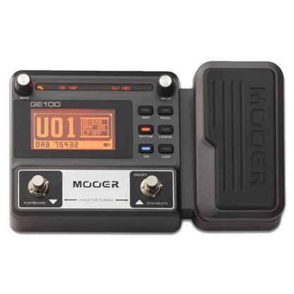 GE100 Multi-Effects Guitar Pedal with LCD Display and 66 Effect Types - MOOER