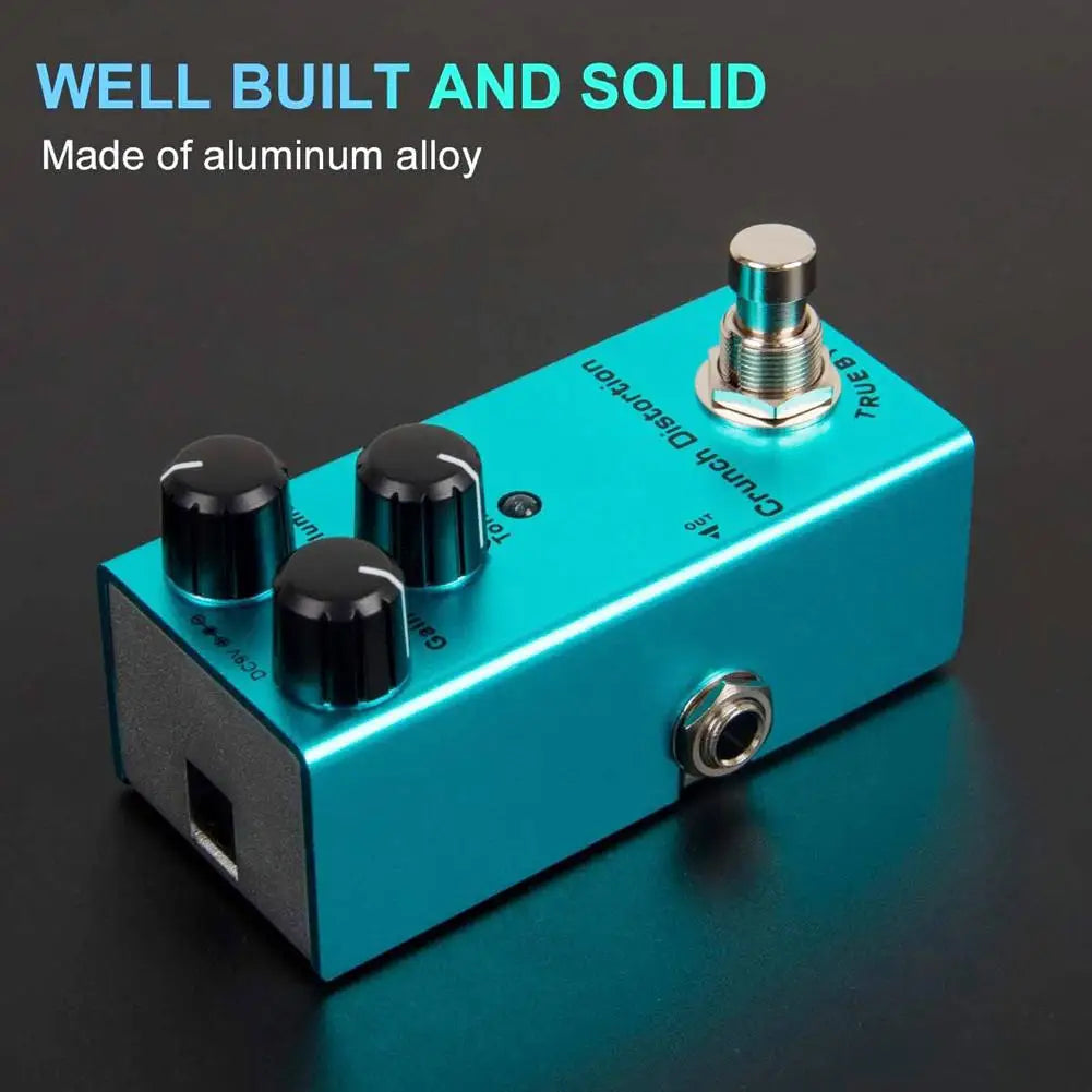 Compact Electric Guitar Overdrive Pedal - Steel Metal Shell, DC9V Adapter, Aluminum Alloy Material